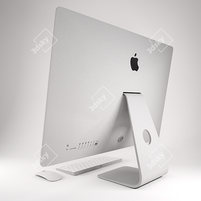 Sleek Apple iMAC 27" Bundle 3D model image 3