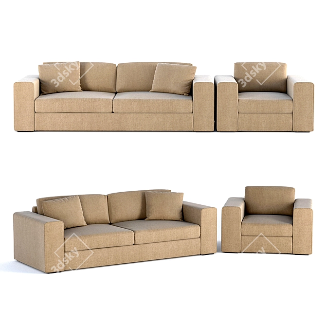 Elegant Comfort Canbera 3D model image 1