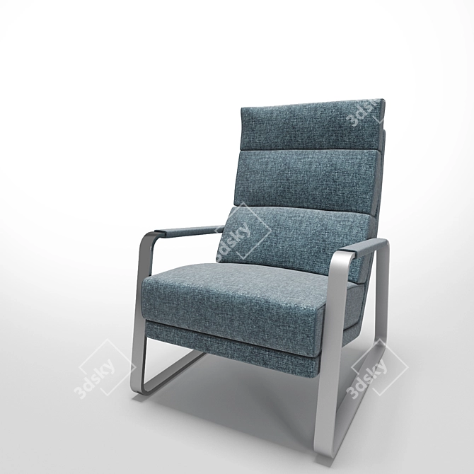 Modern Comfort: Linteloo Kone Chair 3D model image 2