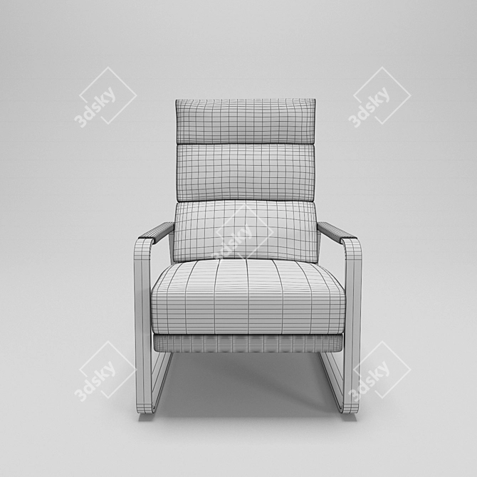 Modern Comfort: Linteloo Kone Chair 3D model image 3