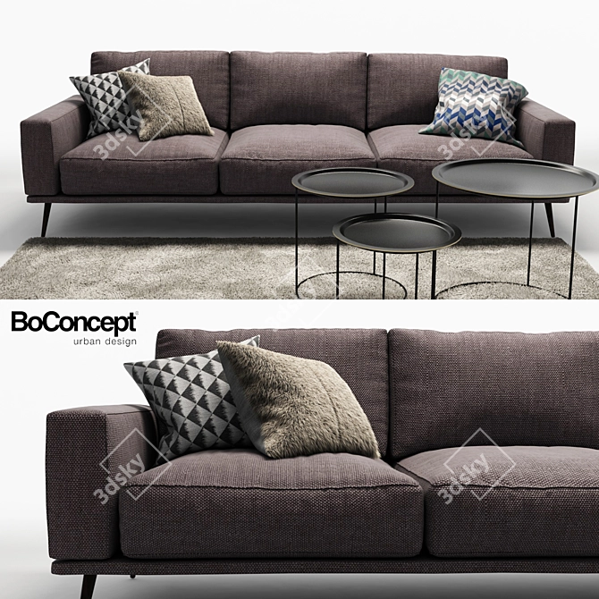 Bo Concept Carlton Sofa 3D model image 1