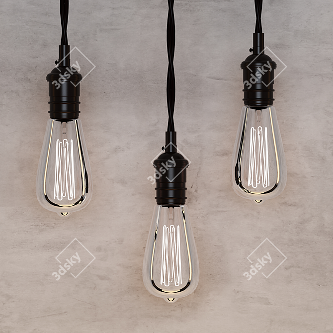 LoftDesigne Bulb: 622 Model 3D model image 1