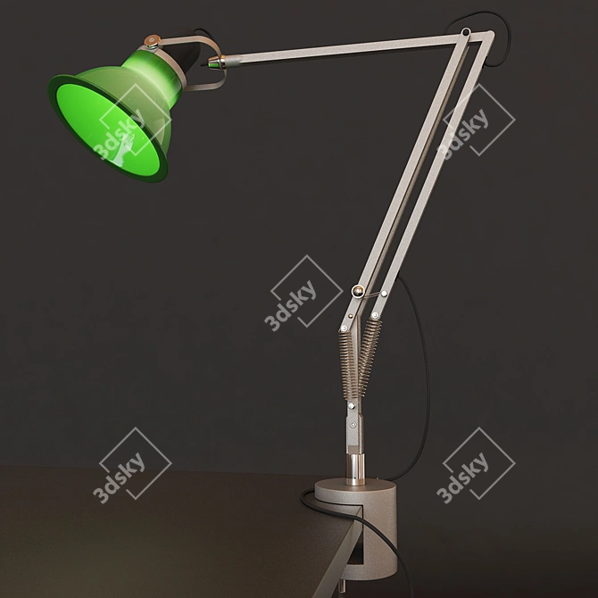 Versatile Clamp Lamp: Anglepoise Type 1228 3D model image 1