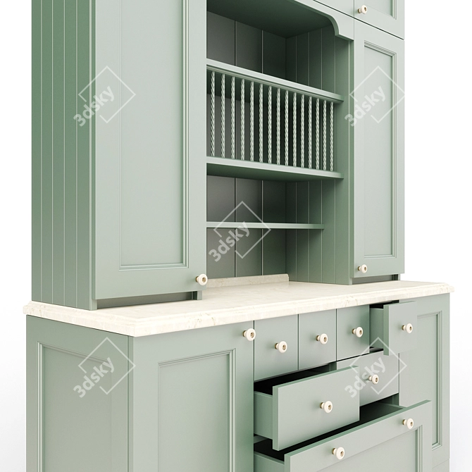 Effekt Buffet: Modern Storage Solution 3D model image 2