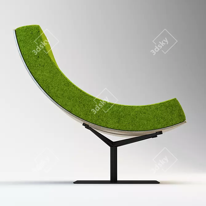 Tabisso Typography Chair 3D model image 3