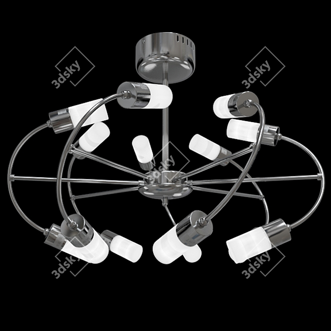 Elegant MW-LIGHT VEGA Chandelier 3D model image 1