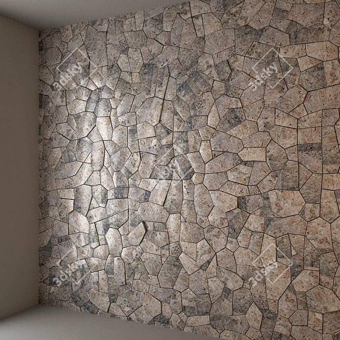 Title: 
Stone Vibe: 3D Max Decor Wall 3D model image 1