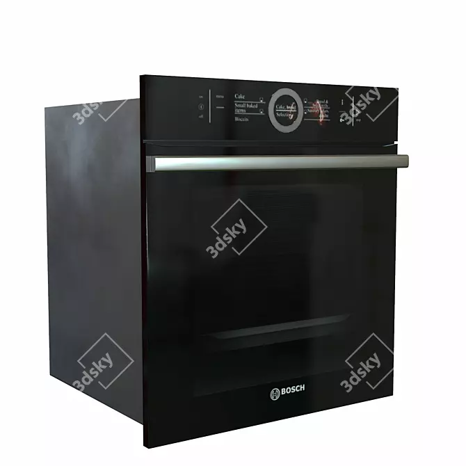 BOSCH HBG 636 LB: High-Performance Oven 3D model image 3