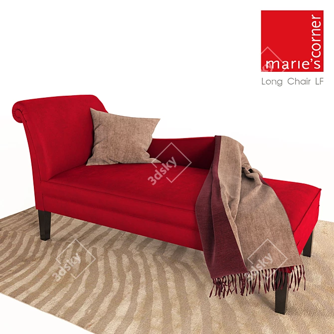 Maries Corner Long Chair LF - Ultimate Comfort and Style 3D model image 1