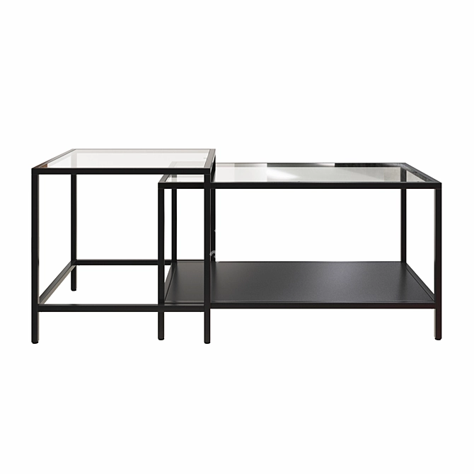 IKEA VITTSJÖ: Modern and Space-Saving Coffee Table 3D model image 1