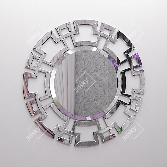 Reflect Beauty Round Mirror 3D model image 1