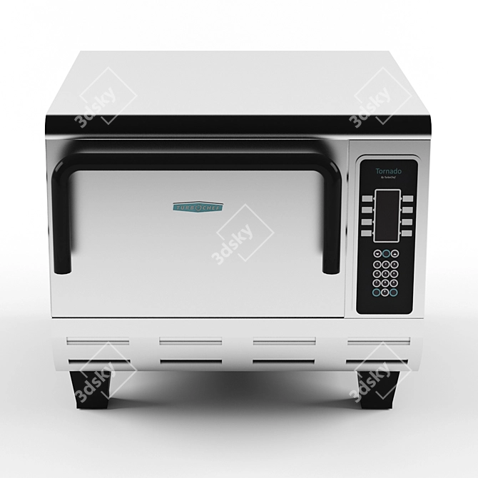 Tornado 2: Powerful Stainless Steel Oven 3D model image 1