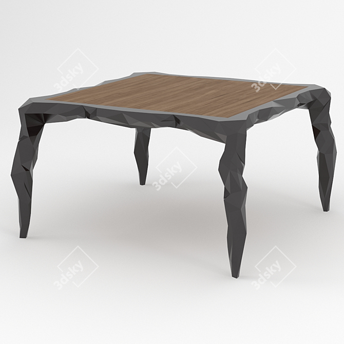 CC Portugal Polytable - Modern Elegance for Your Space 3D model image 1