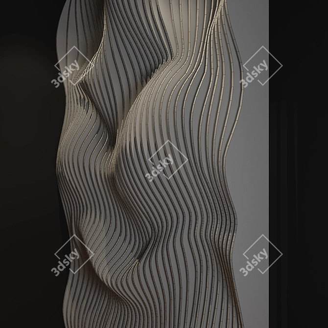 Versatile Parametric Wall Design 3D model image 3