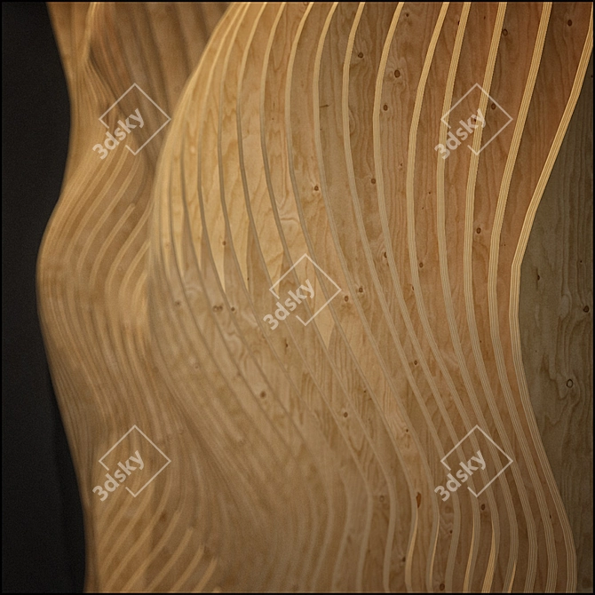 Versatile Parametric Wall Design 3D model image 4