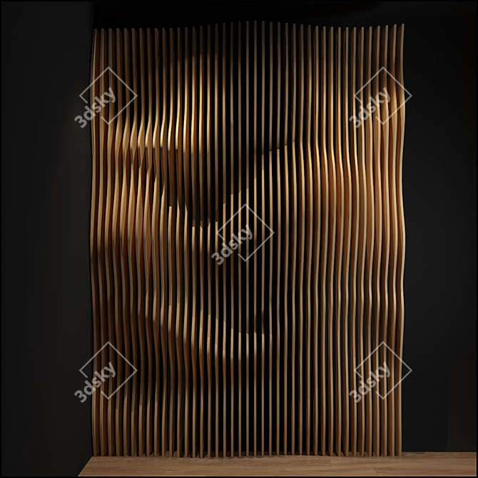 Versatile Parametric Wall Design 3D model image 6