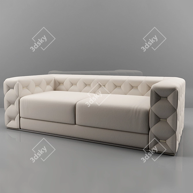 Luxurious Cavalli Turner Sofa 3D model image 1