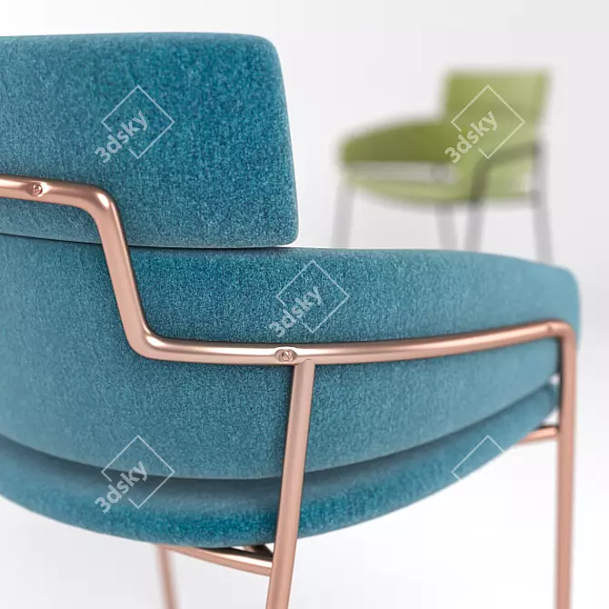 Comfort Lounge Armchair 3D model image 3