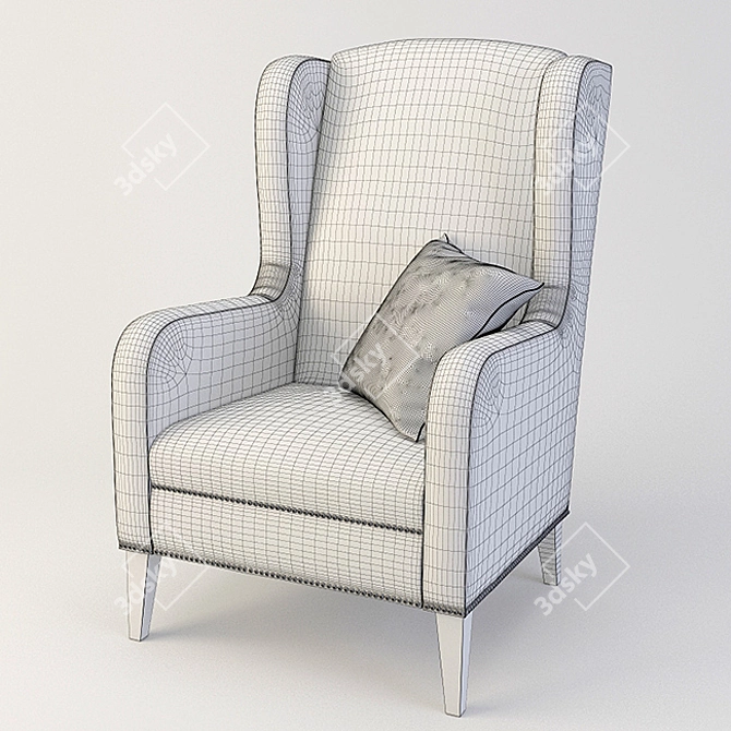 Costa Bella Charlie Chair 3D model image 3