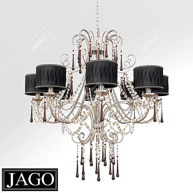 Elegant Jago NCS013 A Chandelier 3D model image 1