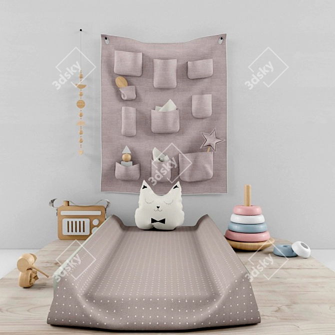 Adorable Decor for Kids Room 3D model image 1