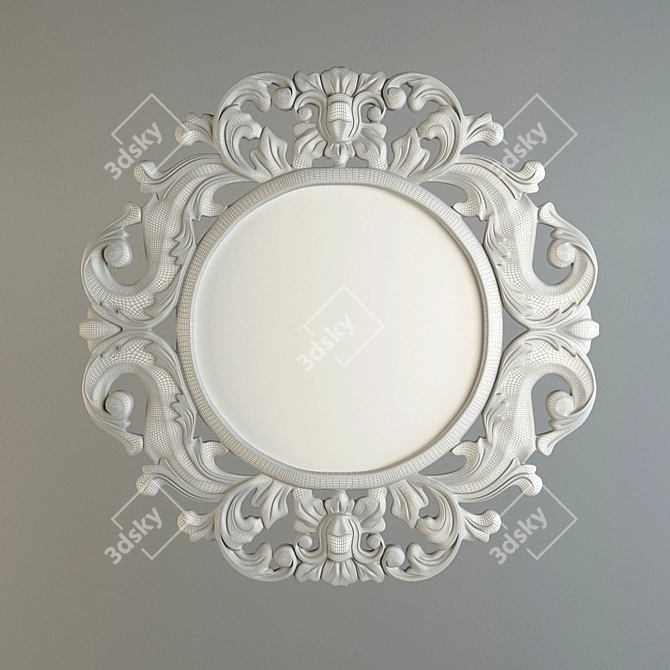 RenAIssance Carved Mirror 3D model image 2