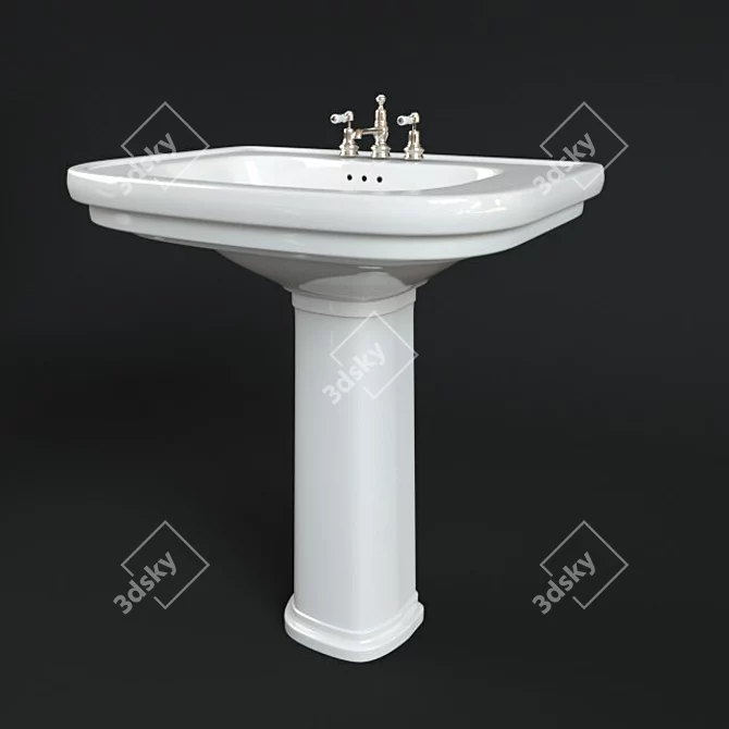 Devon&Devon Classica Sink 3D model image 1