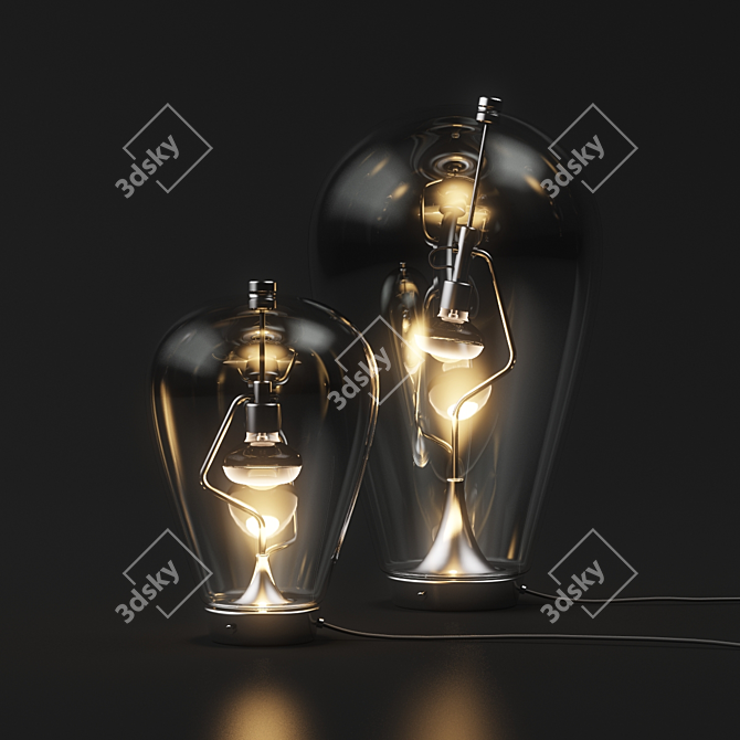 Elegant Artpole Birne Table Lamp 3D model image 1