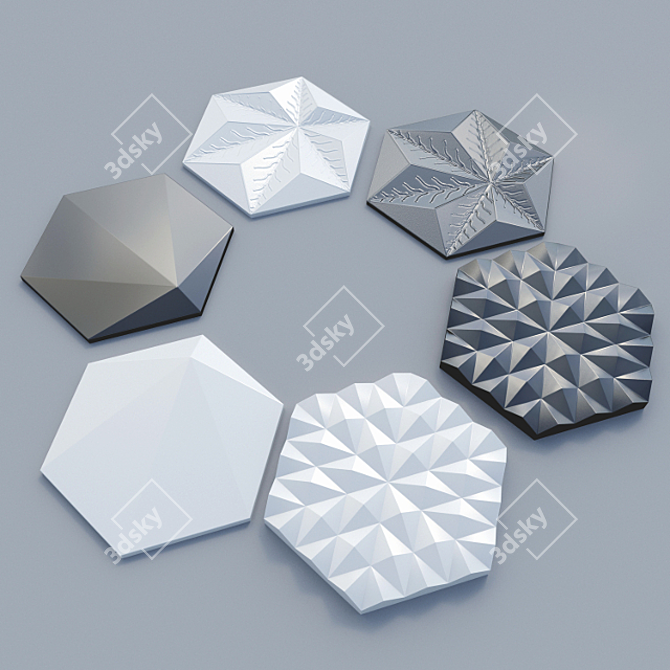 Morpho Tile: Versatile, Starfish, Scale 3D model image 1