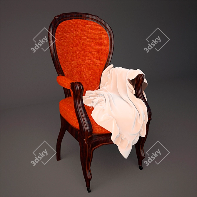 Elegant Classic Chair - Vintage Style 3D model image 1