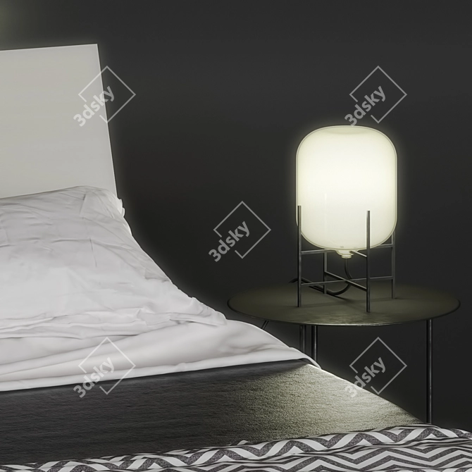 Novamobili Dodo Bed: Inspired Comfort 3D model image 2