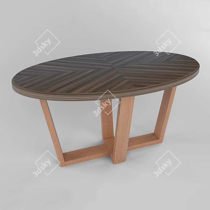 Modern Dining Table - Homemotions OS001 3D model image 1