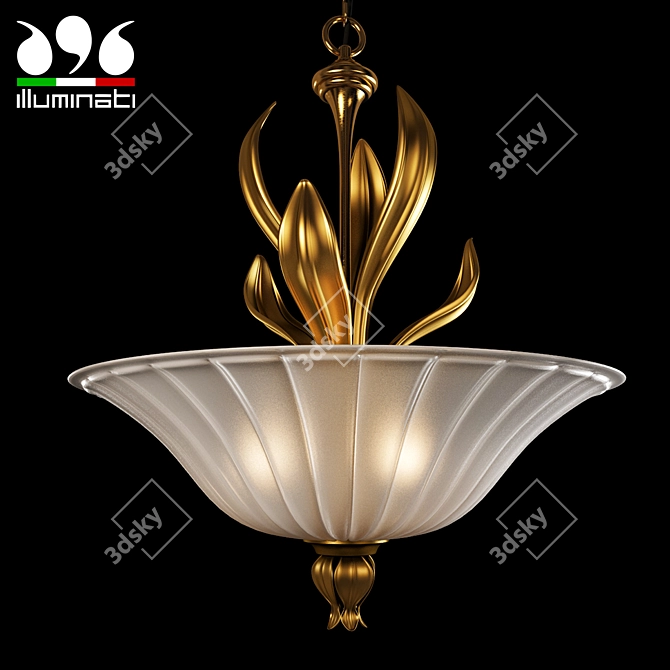 Illuminati Geneva Chandelier 3D model image 1