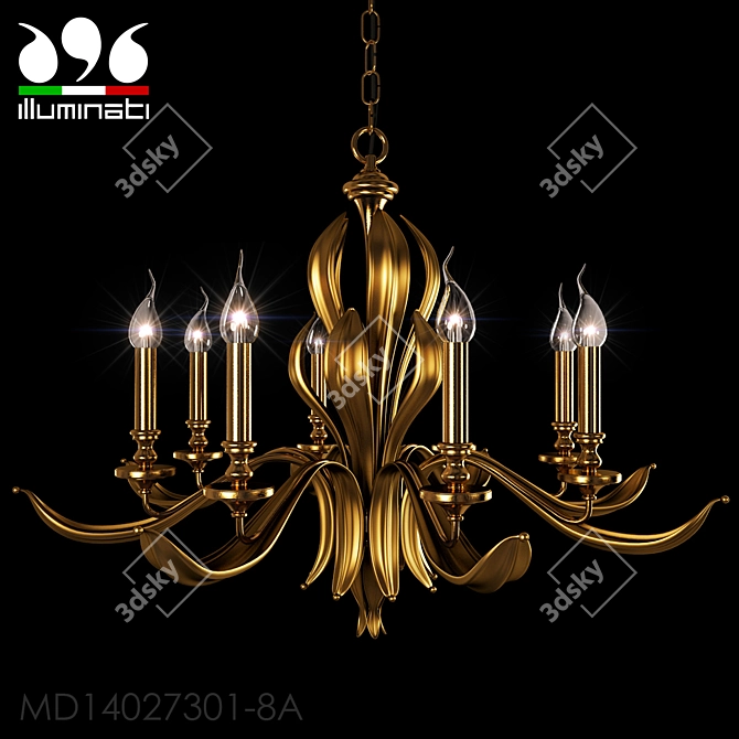 Illuminati Geneva Pendant Lights 3D model image 1