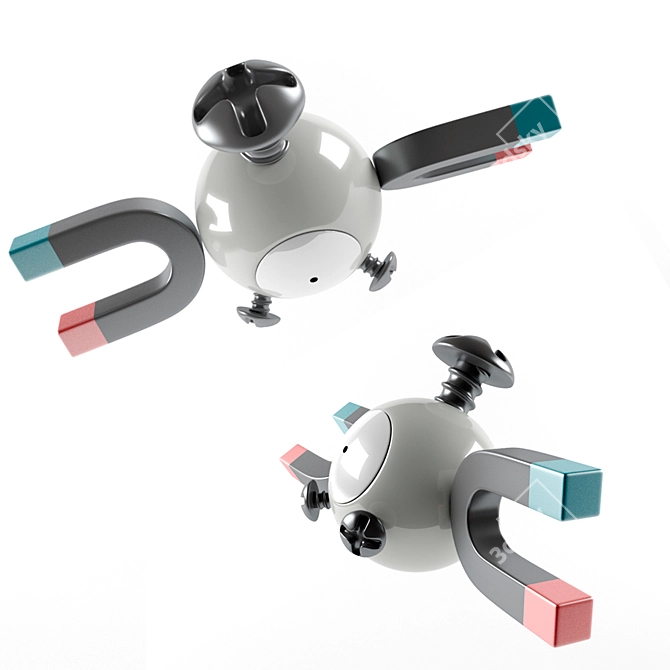 RoboMagnet: Steel-Type Pokémon 3D model image 2