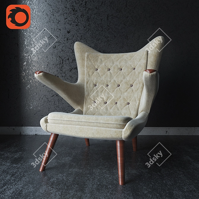 Sleek 2013 Armchair 3D model image 1