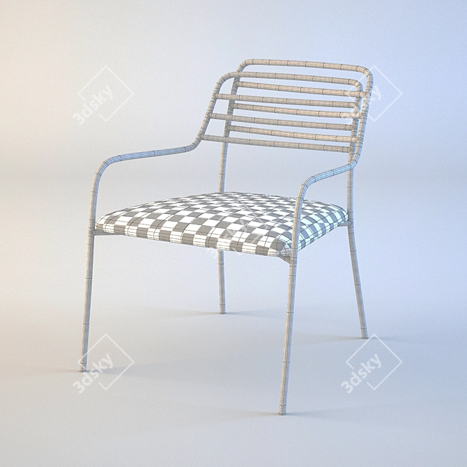 Résille Chair: Dual-Purpose Design by Philippe Nigro 3D model image 3