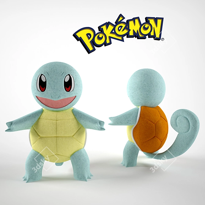 Squirtle - The Water-Type Pokémon 3D model image 1