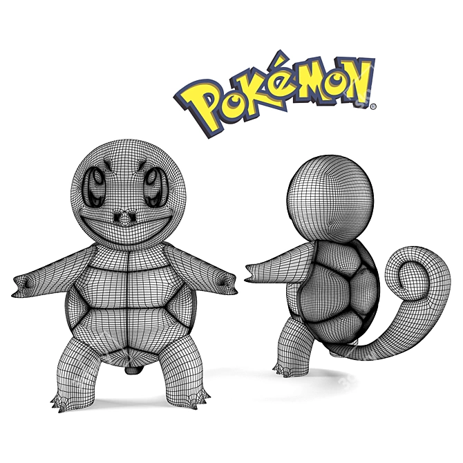 Squirtle - The Water-Type Pokémon 3D model image 3