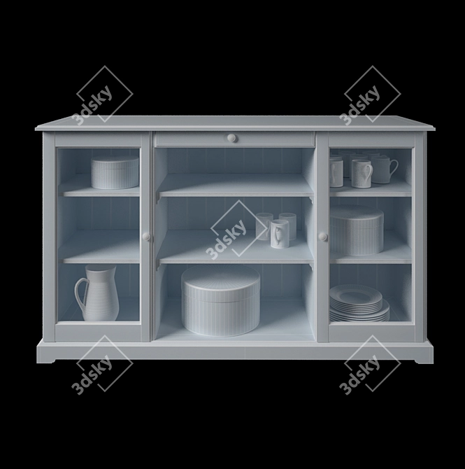 Liatorp Sideboard: Elegant Storage Solution 3D model image 2