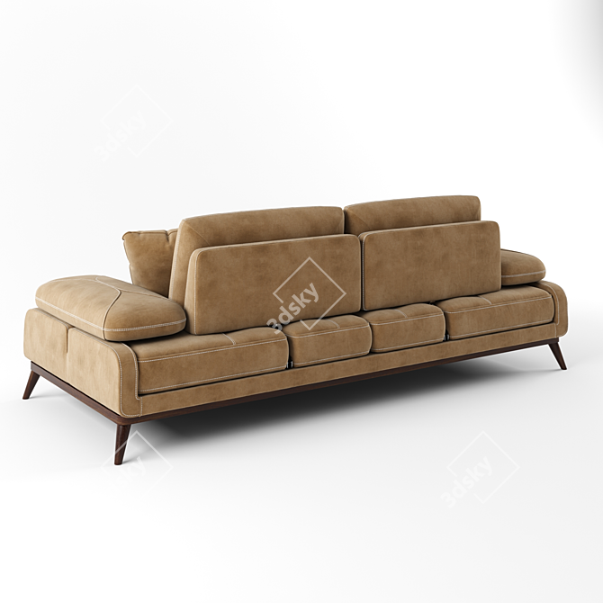 Cozy Pralin Sofa 3D model image 3