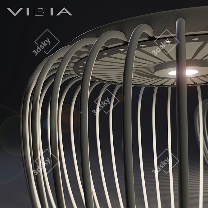 Versatile Street Light: VIBIA MERIDIANO 4710/4715 3D model image 2