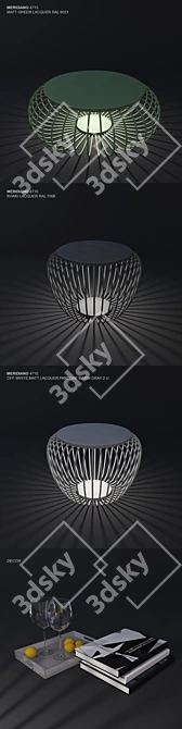 Versatile Street Light: VIBIA MERIDIANO 4710/4715 3D model image 3