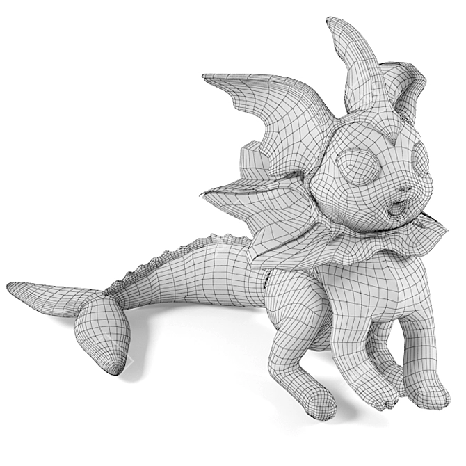 Aquatic Evolution: Vaporeon 3D model image 3