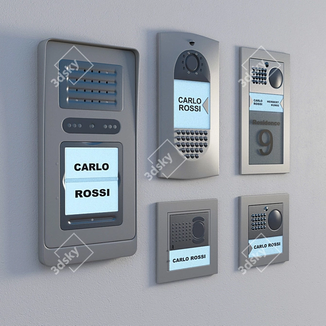 Comelit Entry Intercom Set 3D model image 1