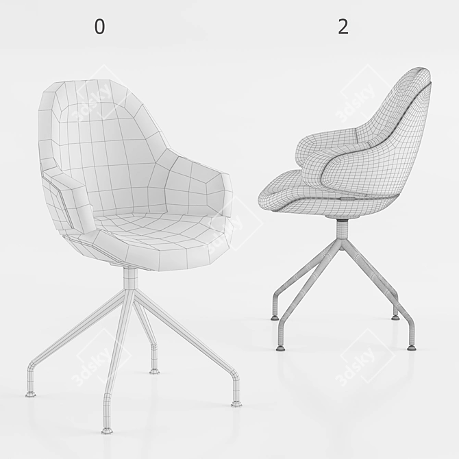 Elevate Your Space: Ciel! Tonic Chair 3D model image 2