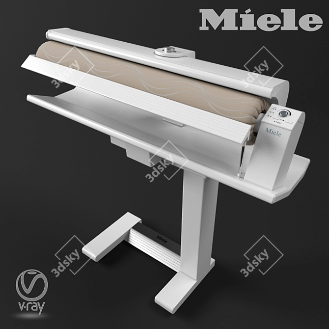 Sleek Miele Display Shelf 3D model image 1