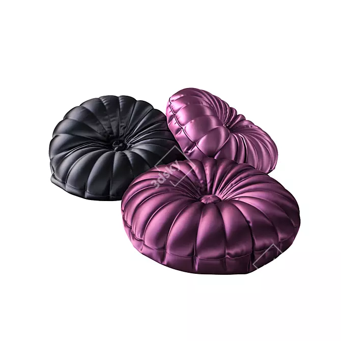 Silk Classic Pillows 3D model image 1