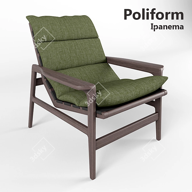 Poliform Ipanema: Modern Elegance for Your Space 3D model image 1