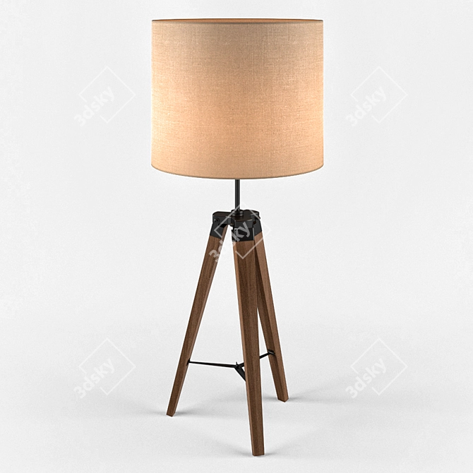 Elegant Eglo LANTADA Pendant Light 3D model image 1